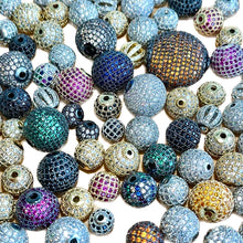 Mirco Cubic Zirconia Pave Balls Supplier CharmsBeadsVendor